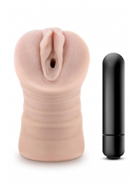 Телесный мастурбатор-вагина Ayumi с вибрацией - Blush Novelties - в Королеве купить с доставкой