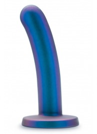 Синяя насадка с гладкой поверхностью Surrender 5.75 Inch Intermediate Pegging Dildo - 14,6 см. - Blush Novelties - купить с доставкой в Королеве