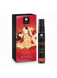 Оральный спрей Waves of Pleasure с ароматом клубники и шампанского - 20 мл. - Shunga - купить с доставкой в Королеве