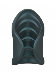 Серый сквозной мастурбатор с вибрацией Manwan Starter - Manwan - в Королеве купить с доставкой