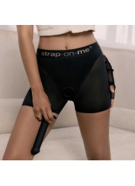 Трусики-шорты для фиксации насадок Strap-on-me Harness Lingerie Halo - size XS - Strap-on-me - купить с доставкой в Королеве