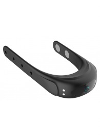 Черное эрекционное виброкольцо на ремешках - Boys of Toys - в Королеве купить с доставкой