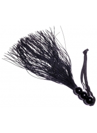 Черная силиконовая плетка - 25,4 см. - Boys of Toys - купить с доставкой в Королеве