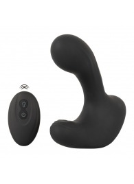 Черная анальная вибропробка с функцией расширения RC Butt Plug with 3 functions - Orion - в Королеве купить с доставкой
