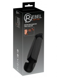 Черный вибромастурбатор с трехточечной стимуляцией Penis Trainer with 3 Point Stimulation - Orion - в Королеве купить с доставкой