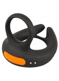 Черный вибростимулятор мошонки RC Scrotum Stimulator with Vibration - Orion - в Королеве купить с доставкой