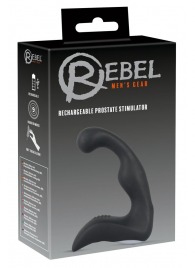 Черный перезаряжаемый стимулятор простаты с вибрацией - 14,6 см. - Orion - в Королеве купить с доставкой