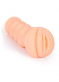 Телесный мастурбатор-вагина с эрекционными кольцами в комплекте - Sexy Girl - в Королеве купить с доставкой