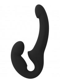 Черный безремневой страпон Share Lite - Fun Factory - купить с доставкой в Королеве