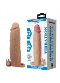 Телесная насадка на пенис Xerxes - 22 см. - Baile - в Королеве купить с доставкой