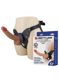 Поясной страпон Wells: трусики в форме бабочки и фаллоимитатор-насадка - Baile - купить с доставкой в Королеве