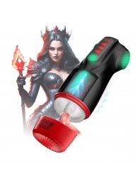 Интерактивный мастурбатор Raven с вакуумом, вибрацией и подсветкой - Shots Media BV - в Королеве купить с доставкой