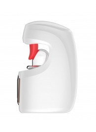 Белый мастурбатор с язычком и возвратно-поступательными движениями - Secwell - в Королеве купить с доставкой