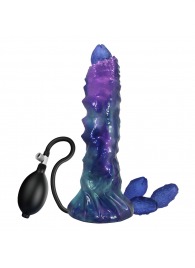 Фиолетовый яйцеродящий фаллоимитатор Duskwalker Sentinal на присоске - 22,4 см. - Baile - купить с доставкой в Королеве