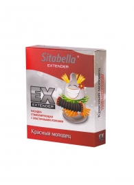 Стимулирующая насадка Sitabella Extender  Красный молодец - Sitabella - купить с доставкой в Королеве