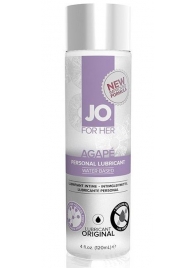 Женский лубрикант на водной основе JO AGAPE LUBRICANT ORIGINAL - 120 мл. - System JO - купить с доставкой в Королеве