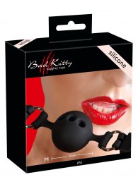 Средний силиконовый кляп-шар на регулируемых ремешках - Orion - купить с доставкой в Королеве