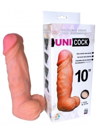 Фаллическая насадка Харнесс UNICOCK 10  - 25 см. - LOVETOY (А-Полимер) - купить с доставкой в Королеве