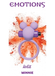 Сиреневое эрекционное виброколечко Emotions Minnie - Lola Games - в Королеве купить с доставкой