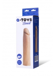 Реалистичная насадка с ярко выраженной головкой - 16,5 см. - A-toys - в Королеве купить с доставкой