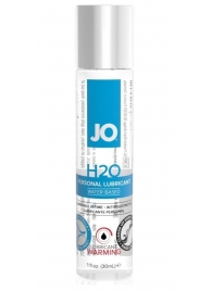 Возбуждающий лубрикант на водной основе JO Personal Lubricant H2O Warming - 30 мл. - System JO - купить с доставкой в Королеве