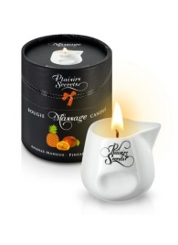 Массажная свеча с ароматом манго и ананаса Bougie de Massage Ananas Mangue - 80 мл. - Plaisir Secret - купить с доставкой в Королеве