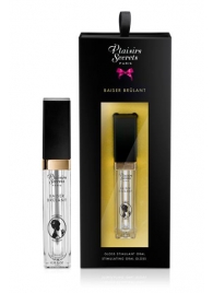 Стимулирующий блеск для губ Baiser Brulant Gloss Plaisirs Secrets - 7 мл. - Plaisir Secret - купить с доставкой в Королеве