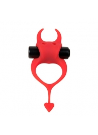 Красное эрекционное кольцо в форме дьяволенка DEVOL COCKRING - Adrien Lastic - в Королеве купить с доставкой