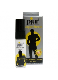 Пролонгирующий мужской спрей pjur SUPERHERO spray - 20 мл. - Pjur - купить с доставкой в Королеве
