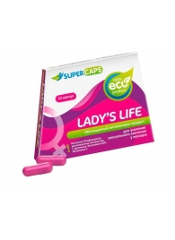 Возбуждающие капсулы Ladys Life - 14 капсул (0,35 гр.) - SuperCaps - купить с доставкой в Королеве