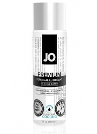 Охлаждающий лубрикант на силиконовой основе JO Personal Premium Lubricant Cooling - 60 мл. - System JO - купить с доставкой в Королеве