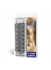 Сбруя на член на шнуровке 5  Cock Sheath - BlueLine - купить с доставкой в Королеве