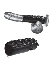 Сбруя на член на шнуровке 5  Cock Sheath - BlueLine - купить с доставкой в Королеве