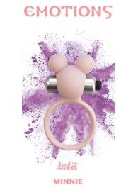 Розовое эрекционное виброколечко Emotions Minnie Light pink - Lola Games - в Королеве купить с доставкой