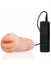 Мастурбатор-ротик с вибрацией REALSTUFF VIBRATING MASTURBATOR MOUTH - Dream Toys - в Королеве купить с доставкой