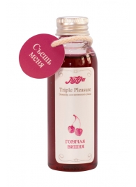 Эликсир Triple Pleasure  Горячая вишня  - 65 гр. - JULEJU - купить с доставкой в Королеве