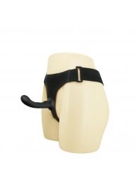 Страпон с изогнутой головкой Ultra Harness Curvy Dildo - 15,8 см. - Baile - купить с доставкой в Королеве