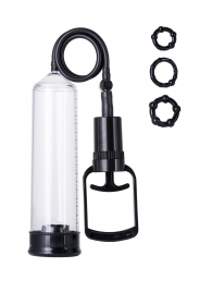 Вакуумная помпа A-toys с уплотнителем и эрекционными кольцами - A-toys - в Королеве купить с доставкой