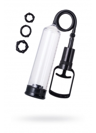 Вакуумная помпа A-toys с уплотнителем и эрекционными кольцами - A-toys - в Королеве купить с доставкой