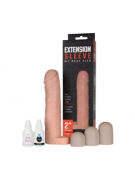 Насадка-удлинитель Extension sleeve с подхватом мошонки - 19 см. - Sitabella - в Королеве купить с доставкой