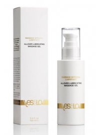 Массажный гель-смазка на силиконовой основе Allover Massage Gel - 100 мл. - YESforLOV - купить с доставкой в Королеве