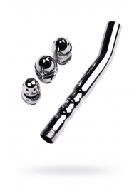 Металлический анальный душ с тремя насадками - ToyFa - купить с доставкой в Королеве