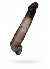 Чёрная насадка на пенис - 22,5 см. - ToyFa - в Королеве купить с доставкой