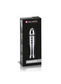 Ребристый фаллоимитатор для электростимуляции Funky Fella Rill Dildo - 13 см. - MyStim - купить с доставкой в Королеве