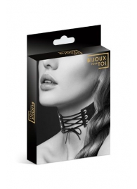 Оригинальный ошейник-чокер со шнуровкой - Bijoux Pour Toi - купить с доставкой в Королеве