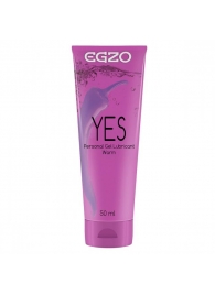 Согревающий лубрикант на водной основе Egzo Yes - 50 мл. - EGZO - купить с доставкой в Королеве
