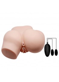 Телесный полуторс с двумя любовными тоннелями и вибрацией - Baile - в Королеве купить с доставкой