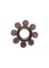 Чёрное эрекционное кольцо Rings Bubbles - Lola Games - в Королеве купить с доставкой