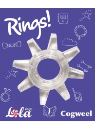 Прозрачное эрекционное кольцо Rings Cogweel - Lola Games - в Королеве купить с доставкой