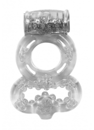 Прозрачное эрекционное кольцо Rings Treadle с подхватом - Lola Games - в Королеве купить с доставкой